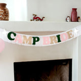 Camp Bride Fringe Banner - Felt, 5 Ft. | Bachelorette Party Decoration, Camp Bride Bach, Bridesmaid Favor, Bride To Be Gift, Bridal Shower Supplies, Photobooth Backdrop