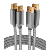 8K 60Hz Displayport Cable 6.6Ft (2-Pack),Dp 1.4 Male Ultra High Speed Cord For