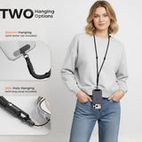3-In-1 Phone Lanyard For Crossbody, Neck & Wrist, Adjustable Anti Theft Phone Strap With Tether Tab & Loop Strap - Universal For Most Smartphones, Camera, Key - Travel Essentials