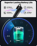Bluetooth Headset - V5.0 Wireless Handsfree Earpiece Built-In Dual Mic Noise Cancelling, 10 Days Standby 16Hrs Hd Talktime Ultralight Headset For Iphone Android Samsung Laptop(Black)
