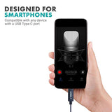 Ucma-1 Female 3.5Mm Trs Microphone Adapter Cable To Usb Type-C Connector Dongle - Compatible With Samsung Galaxy, Pixel, Moto, Htc, Ipad Pro Smartphones And Tablets - Usb C To 3.5Mm Audio Adapter