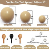 Red Balloon Garland Kit - Double Stuffed Burgundy Balloons Different S