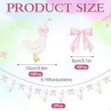 2-Set Pink Silly Goose Birthday Banners for Baby Shower & Parties