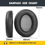 Replacement Earpads Cushion Compatible With Anker Soundcore Life Q20 Q20 Bt Headphone Ear Pads With Softer Protein Leather/Memory Foam
