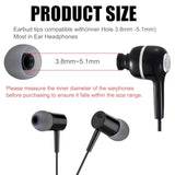 Silicone Earbud Tips Replacement Earbuds Cap Eartips Tips Eargels 9 Pairs S M L