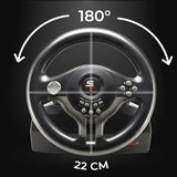 - Superdrive SV250 Steering Wheel. Racing Wheel with pedals and Gearshift Paddles - 22 cm Diameter, 180° Roation Angle - For Nintendo Switch 2 -