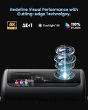 Mp1 Max Triple Laser Projector 4K - 3100 Iso Lumens, 110% Bt.2020, Google Tv With Netflix Officially, 300'' Display, 2X12W Dolby Audio Dts:X, Hdr10+, Blu-Ray 3D