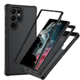 3 in 1 Phone Case for Samsung Galaxy S22 Ultra Black Color Options Available