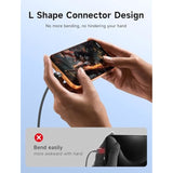 Usb C To Usb C Cable 2-Pack 10Ft, 100W Right Angle Fast Charging For Iphone 17/Iphone Air/Iphone 17 Pro Max, Nintendo Switch 2, Steam Deck, Rog Ally, Macbook, Ipad, Galaxy S25 S24, Iphone 15/16