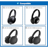 Professional Earpads Cushion Replacement Compatible With Jvc Ha-S87Bn Ha-S88Bn Ha-S90Bn Ha-S78Bn Headphones Ear Pads With Skin-Friendly Leather And Memory Foam