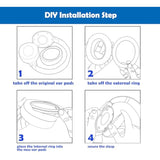 Professional Replacement Earpads Cushion Compatible With Sudio Regent Ii Truly Wireless On-Ear Headphone Ear Pads With Skin-Friendly Leather And Memory Foam