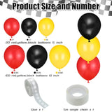 127 Pieces Red Yellow Black Balloons Arch Kit Birthday Party Supplies Garland Arch Baby Bridal Shower Wedding Party Backdrop Cartoon Mouse Theme Decorations
