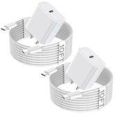 10Ft Iphone 16E Charger Fast Charging,2Pack 20W Usb C Apple 16E 15 Pro Charger Block & 10Foot Long Usbc Woven Cable Cord For Iphone 16/16E/16 Pro Max/16 Pro/16 Plus/15/15 Pro Max/15 Plus/Ipad Pro 12.9