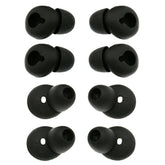 Earpads Ear Buds Ear Gel For Samsung Gear Circle Sm-R130 Earphones, Ear Cover Eartips For Samsung Gear Circle Wireless Headphones, Durable Soft Gel Design,4 Pair, Black