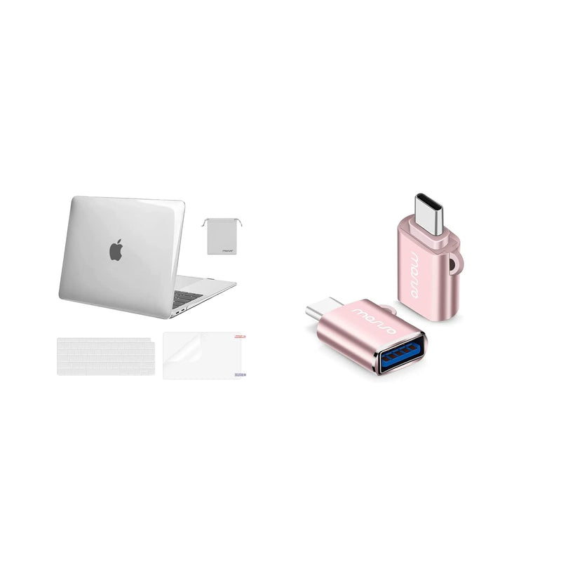 MOSISO Compatible with MacBook Air 13 inch Case 2022, 2021-2018 Release A2337