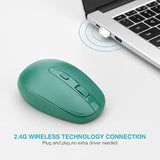 Wireless Mouse Rm700 2.4G Silent Mouse With 3200 Dpi ,Computer Mouse With Usb