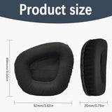 Replacement Ear Pads For Corsair Void & Corsair Void Pro Rgb Wired/Wireless Gaming Headsets, Ear Cushion Pads Cover, Black Mesh Fabric, Memory Foam-Black
