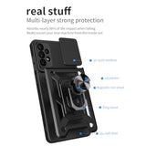 For Samsung Galaxy A32 5G Case: Phone Case With Screen Protector For Samsung Galaxy A32 5G - Black