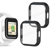 For Syncup Kids Watch Screen Protector, Upgraded 3Pack Hard Pc & Tempered Glass T-Mobile Sync Up Kids Watch Screen Protector Case Cover For Kids, Anti-Scratch And Touch Sensitive