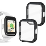 For Syncup Kids Watch Screen Protector, Upgraded 3Pack Hard Pc & Tempered Glass T-Mobile Sync Up Kids Watch Screen Protector Case Cover For Kids, Anti-Scratch And Touch Sensitive