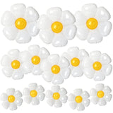 Daisy Balloons, 18Pcs White Daisy Flower Balloons Party Decorations For Birthday Wedding Baby Shower Party Decorations Supplies?Huge Balloon X 3, Medium X 5, Small X 10?