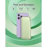 Power Bank With Built In Ac Wall Plug, Ultra Slim 10000Mah Portable Charger With Built In Cables External Battery Pack Compatible With Iphone Android Smart Devices