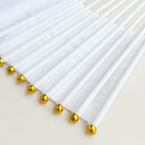 25 Pack Small Blank White Flags on Sticks, DIY Parade & Party Event Decorations