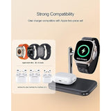 2 In 1 Charger Stand For Apple Watch And Airpods, Foldable Watch Charging Dock Compatible With Apple Watch Series Ultra/10/9/8/7/6/Se/5/4/3 & Airpods Pro/4/3/2/1