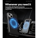 GOOSPERY Mag Bumper Compatible with iPhone 15 Case, Compatible with Magsafe, Card Holder Wallet Protective Dual Layer Sturdy Phone Back Cover - Black