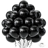 Black Balloons, 50 Pcs 12 Inch Latex Party Balloons, Matte Black Balloon For Birthday, Baby Shower, Anniversary, Graduation, Wedding Decorations - Black