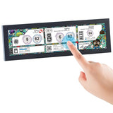 8.8 Inch Touchscreen Computer Secondary Screen 1920X480 Fhd Ips Lcd Display For Pc Case Aida64 Cpu Gpu Temperature Monitor, For Raspberry Pi