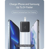 Anker USB C Charger, 713 Charger (Nano II 45W), GaN II PPS Fast Compact Foldable Charger for MacBook Pro, Galaxy, iPhone 15, Steam Deck, and More