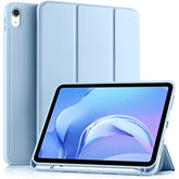 Compatible With (A16) 11Th Generation Case 11 Inch 2025, For 10Th Generation Case 10.9 Inch 2022 With Pencil Holder, Slim Trifold Stand Protective Cover With Soft Tpu Back, Sky Blue