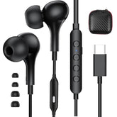 Usb C Headphone For Iphone 17 Air 16 15 Pro Max Plus Ipad, Voice Changer Earbud Wired With Mic, Karaoke Type-C Earphone Deep Bass Noise Canceling Cord Ear Bud For Galaxy S25 Ultra S24 S23 Pixel 10 9