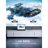 Usb C To Hdmi Adapter 4K 60Hz Cable, Type-C To Hdmi Adapter [Thunderbolt 3/4 C