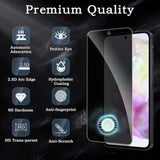 Privacy Screen Protector For Samsung Galaxy A35 5G, Shatterproof Tempered Glass Accessories, Anti Spy Tempered Glass Film, Case Friendly Ultra Resistant 9H Hardness Anti-Glare Hd Black -3 Pack