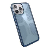 Speck iPhone 13 Pro Max Case - Drop Protection Fits iPhone 12 Pro Max & iPhone 13 Pro Max Phones - Compatible with MagSafe, Extra Grip, Dual Layer Slim Design - Glass Navy, Winter Navy GemShell