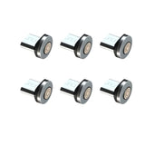 6 Pack Magnetic Connector Tips Micro Usb Magnetic Tip Adapters Compatible With 5 Pin Magnetic Charging Cable For Micro Usb Devices, 360° Rotatable Strong Magnetic Phone Cable Adapter, No Cable
