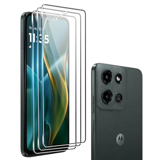 (3 Pack) Designed For Motorola Moto G (2025)/Moto G Power (2025)/Moto G Play 2025 Screen Protector,Tempered Glass Flim,Anti-Scratch,Bubble Free,Case Friendly