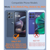 Dual Layer Non Slip Shockproof Phone Case for Moto G 2026/2025