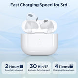 Replacement Charge Case For Airpod 3Rd Generation Charging Case, Wireless Air Pod Charging Cases Only With Bluetooth Pairing Sync Button, Replacement Air Pods 3Rd Generation Case