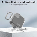 Transparent TPU Protective Case for CMF Buds 2, CMF Buds 2 Plus, CMF Buds Pro 2 with Carabiner and Cleaning Pen Kit