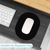 Small Mouse Pad 6 X 8 Inch, Takes Up Wrist And Mouse Space, Waterproof Compact Mini Mouse Mat For Laptop Computer Wireless Mouse Keyboard Home Office Travel,Black