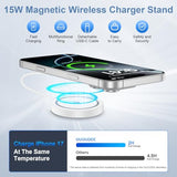 Magnetic Wireless Charger for iPhone Mag-Safe Charger Pad for iPhone 17 Pro Max/16/15/14/13/ Galaxy S26 Ultra/S26/S25/S24/S23/S22/S21/S20/15W