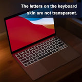 Silicone Keyboard Cover Skin For Macbook Air 13.3 Inch A2337 M1 Released In No