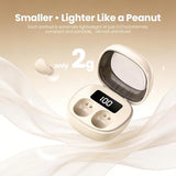 Smallest Wireless Bluetooth Invisible Earbuds - Low Profile, Micro, Discreet Mini Earbuds for Small Ear Canals - Spy Earpiece