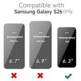 for Galaxy S26 Case Liquid Silicone Grip, Cute Thin Slim Soft Rubber TPU Plain Smooth Gel Cover for Women Girl Aesthetic Design, Matte Solid