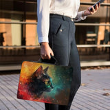 Cat Laptop Sleeve Case,14 15 15.4 15.6 Inch Laptop Bag Case With Handle For Women,Traveling Computer Sleeve Compatible With Macbook,Hp,Dell,Lenovo