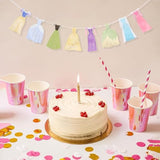 Princess Party Banner — First Birthday Dress Bunting for Girl's Celebration