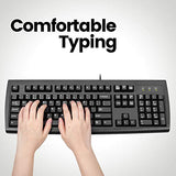 Periboard-107 Wired Ps2 Full Size Keyboard, Us English Layout